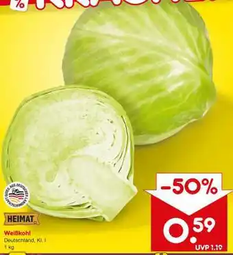 Netto Marken-Discount Weißkohl Angebot