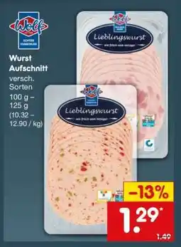 Netto Marken-Discount Wurst- Aufschnitt Angebot
