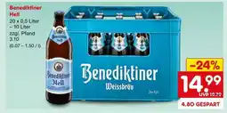 Netto Marken-Discount Benediktiner Hell Angebot