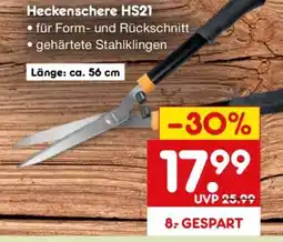 Netto Marken-Discount Heckenschere HS21 Angebot