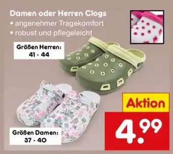 Netto Marken-Discount Damen oder Herren Clogs Angebot