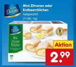 Netto Marken-Discount Mini Zitronen oder Erdbeerröllchen Angebot