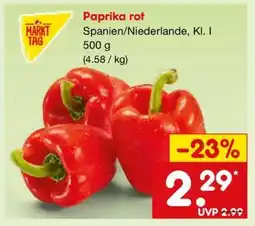 Netto Marken-Discount Paprika rot Angebot