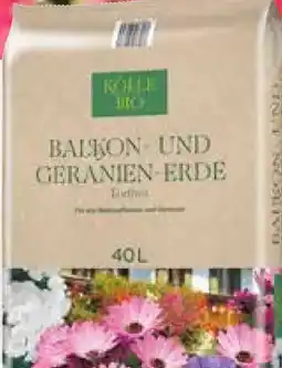 Pflanzen Kölle Kölle's Bio Balkonpflanzen- und Geranien-Erde Torffrei Angebot