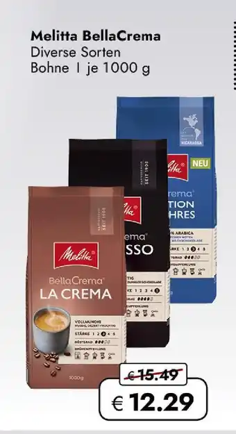 Travel Free Melitta bellacrema Angebot