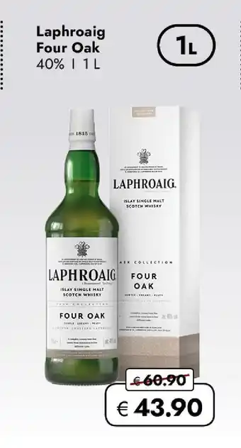 Travel Free Laphroaig four oak Angebot