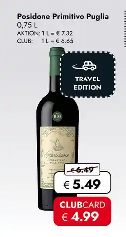 Travel Free Posidone primitivo puglia Angebot
