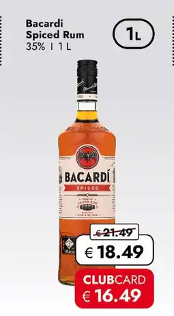 Travel Free Bacardi spiced rum Angebot