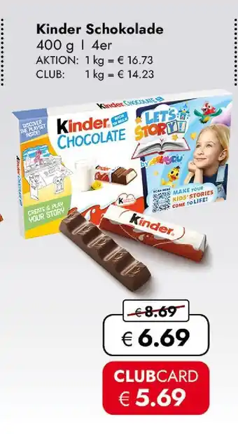 Travel Free Kinder schokolade Angebot