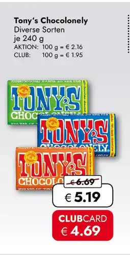 Travel Free Tony's chocolonely Angebot