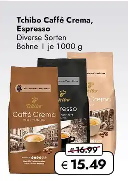 Travel Free Tchibo caffè crema oder espresso Angebot