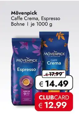 Travel Free Mövenpick caffe crema Angebot