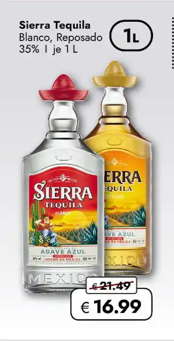 Travel Free Sierra tequila Angebot