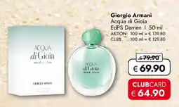 Travel Free Giorgio armani acqua di gioia edps damen Angebot