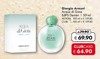 Travel Free Giorgio armani acqua di gioia edps damen Angebot