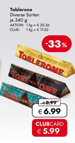 Travel Free Toblerone Angebot