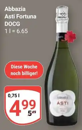 Globus Abbazia Asti Fortuna DOCG Angebot