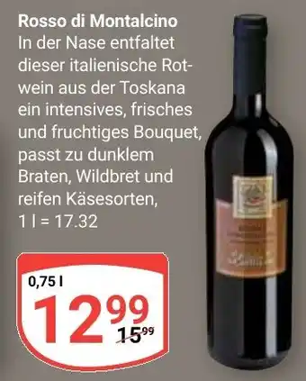 Globus Rosso di Montalcino Angebot