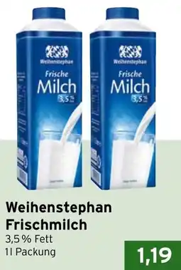 CAP Markt Weihenstephan Frischmilch Angebot