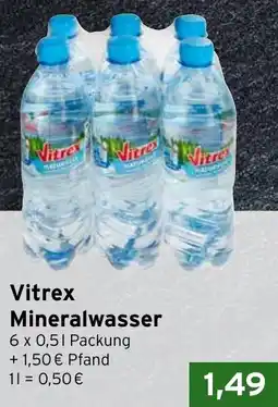 CAP Markt Vitrex Mineralwasser Angebot