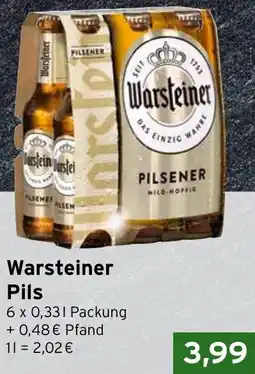 CAP Markt Warsteiner Pils Angebot