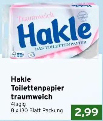 CAP Markt Hakle Toilettenpapier traumweich Angebot