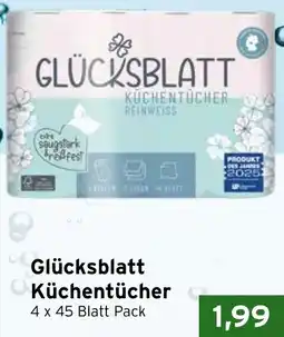 CAP Markt Glücksblatt Küchentücher Angebot