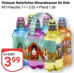 Globus Vöslauer Natürliches Mineralwasser für Kids Angebot