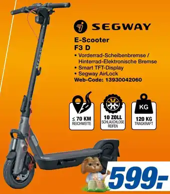 expert Techno Land SEGWAY E-Scooter F3 D Angebot
