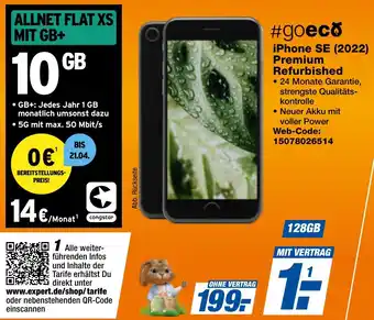expert Techno Land #goeco iPhone SE (2022) Premium Refurbished Angebot