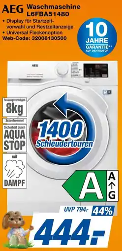 expert Techno Land AEG Waschmaschine L6FBA51480 Angebot