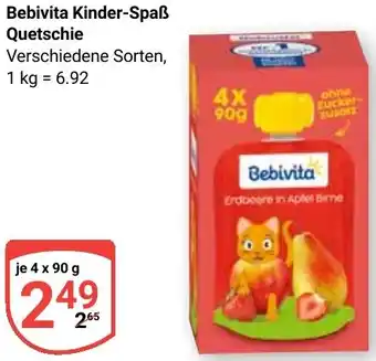 Globus Bebivita Kinder-Spaẞ Quetschie Angebot