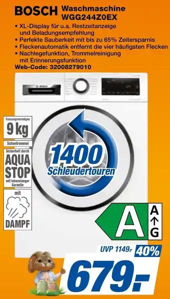expert Techno Land BOSCH Waschmaschine WGG244Z0EX Angebot