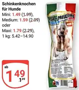 Globus Schinkenknochen für Hunde Angebot