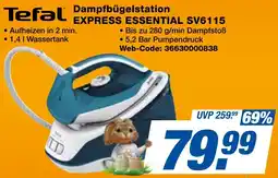 expert Techno Land Tefal Dampfbügelstation EXPRESS ESSENTIAL SV6115 Angebot