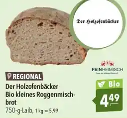 CITTI Markt Der Holzofenbäcker Bio kleines Roggenmischbrot Angebot
