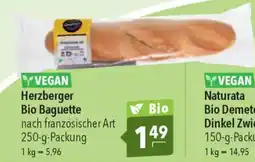 CITTI Markt Herzberger Bio Baguette Angebot