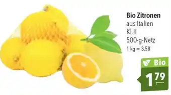 CITTI Markt Bio Zitronen Angebot