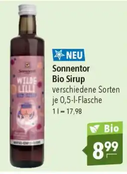 CITTI Markt Sonnentor Bio Sirup Angebot