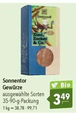 CITTI Markt Sonnentor Gewürze Angebot