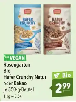 CITTI Markt Rosengarten Bio Hafer Crunchy Natur oder Kakao Angebot