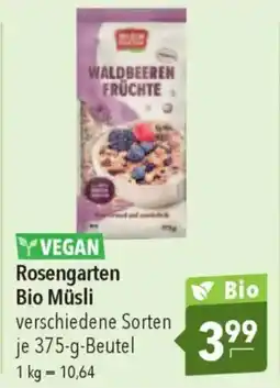 CITTI Markt Rosengarten Bio Müsli Angebot