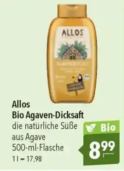 CITTI Markt Allos Bio Agaven-Dicksaft Angebot