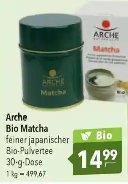 CITTI Markt Arche Bio Matcha Angebot
