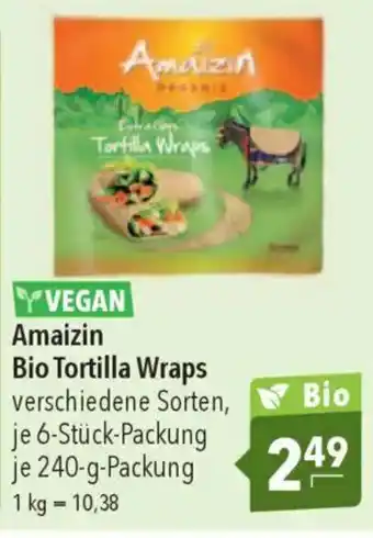 CITTI Markt Amaizin Bio Tortilla Wraps Angebot
