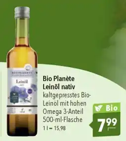 CITTI Markt Bio Planète Leinöl nativ Angebot