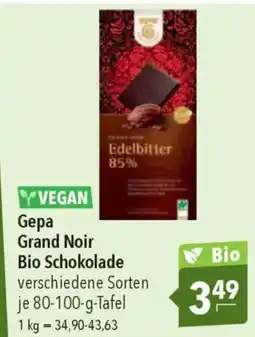 CITTI Markt Gepa Grand Noir Bio Schokolade Angebot