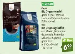 CITTI Markt Gepa Bio Organico mild oder Bio Ursprungskaffee Angebot