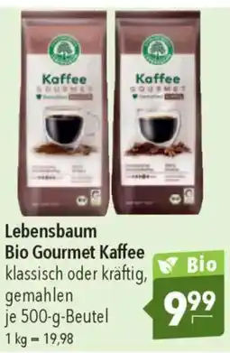 CITTI Markt Lebensbaum Bio Gourmet Kaffee Angebot