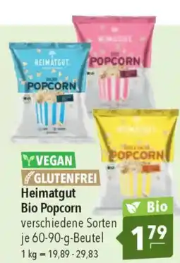 CITTI Markt Heimatgut Bio Popcorn Angebot